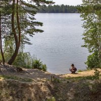 Озеро Голубое (мск обл) :: Дмитрий Балашов