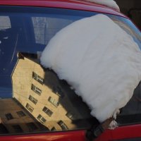 окно со снежной подушкой :: sv.kaschuk 