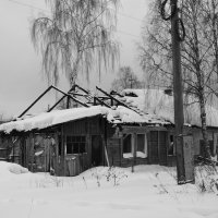 Сгоревший дом :: Александр Семенов