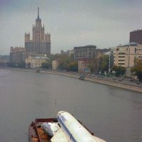 Сверхзвуковой "ТУ-144" на Москва-реке. :: Игорь Олегович Кравченко