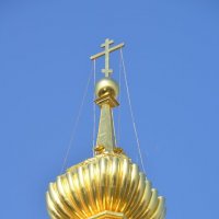Купол колокольни Новоспасского монастыря :: Oleg4618 Шутченко