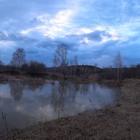 Закат на реке Молокча :: Денис Бочкарёв