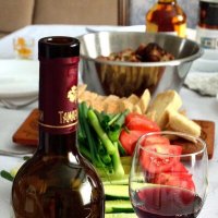 Вино, овощи и шашлык.... :: Александр Стариков