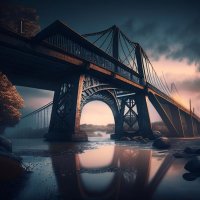 Мост через реку :: Олег Лукиневич