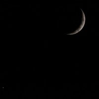 Луна и Венера, 23 мая 2023г. :: Виктор Иванович Чернюк