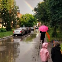 После дождя  пришла радуга . :: Мила Бовкун
