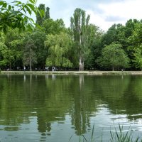 Весенний  пейзаж  в парке Ю А Гагарина,Симферополь :: Валентин Семчишин