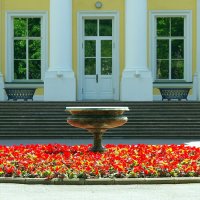 Парадное крыльцо Каменноостровского дворца со стороны парка. :: Валерий Новиков