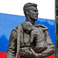 Памятник бойцам спецназа у Вознесенской Давидовой пустыни :: Александр Чеботарь