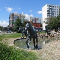 Кони бегут из города на волю :: Татьяна Смоляниченко