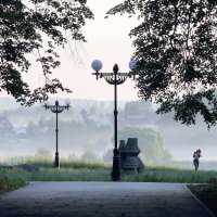 Раннее летнее утро. Городской парк, Шуя, Ивановская область. :: Сергей Пиголкин