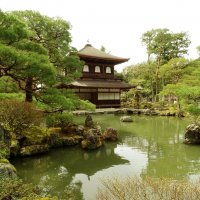 Киото  Япония  Храм Гинкаку-дзи Серебряный павильон :: wea *