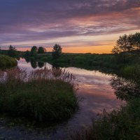 Августовское утро на речке Буянке. :: Виктор Евстратов