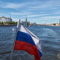 Под Российским трехцветным флагом... :: Valeriy(Валерий) Сергиенко