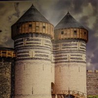 вид замка Анжe в XIII веке :: Георгий А