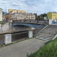 Боровой мост через Обводный канал в Санкт-Петербурге :: Стальбаум Юрий 