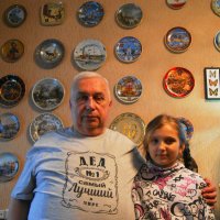 Младшая внучка и я старый .. :: Александр Владимирович Никитенко
