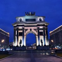 Триумфальная арка вечером. :: Татьяна Помогалова