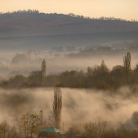 Осенний туман в долине :: Фёдор. Лашков