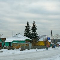 Сибирская глубинка, домики в деревне :: Дмитрий Конев
