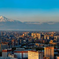 Рассвет над осенним Ереваном. Октябрь 2023 :: Павел Сытилин
