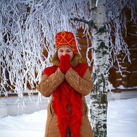 Мороз-щиплет щёки и нос. :: Александр Дмитриев