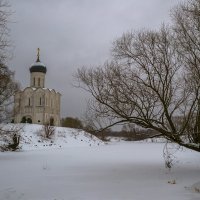 У храма Покрова-на-Нерли :: Сергей Цветков