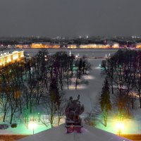 Александровский Сад зимней ночью :: Игорь Корф