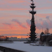 Закат в холодной Москве :: Евгений Седов