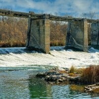 Маслянинская ГЭС, река Бердь :: Дмитрий Конев