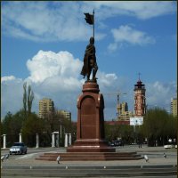 Вид на центральную площадь Волгограда. :: Юрий ГУКОВЪ