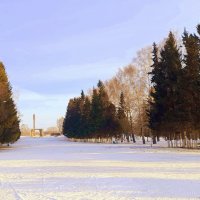 Однажды в феврале . Парк Славы . :: Мила Бовкун