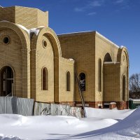 Строящаяся церковь Вознесения Господня :: Андрей Щетинин
