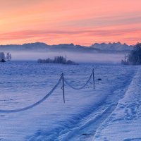 Panorama winter morning :: Elena Wymann