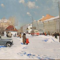 Ю.С. Подляский. Новый Вышний Волочёк. 1952-1954. Фрагмент. :: Мария Васильева