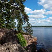 Скалистый берег. :: Владимир Безбородов