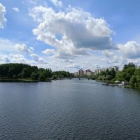 Водные просторы...и вдаль бегущие облака... :: Мария Васильева