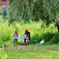 Двое под вербой. :: Восковых Анна Васильевна 