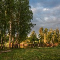 Утро на озере. :: Владимир Безбородов