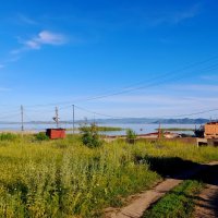 Электрические паутины на берегах Бухтарминского водохранилища . :: Мила Бовкун