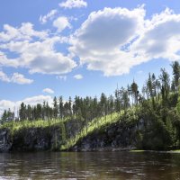 Скалы на Лозьве :: Галина Ильясова