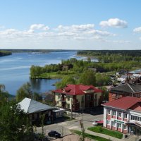 Вид с колокольни на Волгу. Мышкин :: svk *