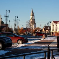 Первый снег в городе :: Нэля Лысенко