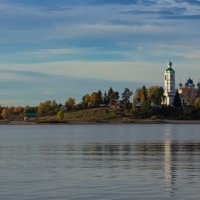 Church of Athanasius the Great on the bank of the Kubena River in October | 2 :: Sergey Sonvar