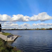 Место впадения Ижоры  в Неву. :: Мария Васильева