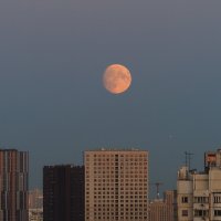 Луна над городом :: Евгений Седов