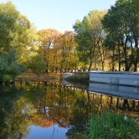 Плотина в Лефортовском парке :: Анастасия Смирнова