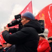 Съёмка митинга КПРФ. :: Татьяна Помогалова