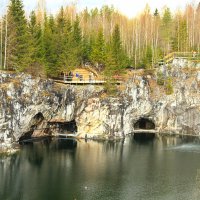 Мраморный карьер Рускеала :: Сергей Панасюк 