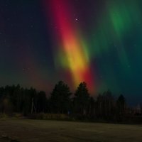 Полярное сияние, окрестности Ухты :: Николай Зиновьев